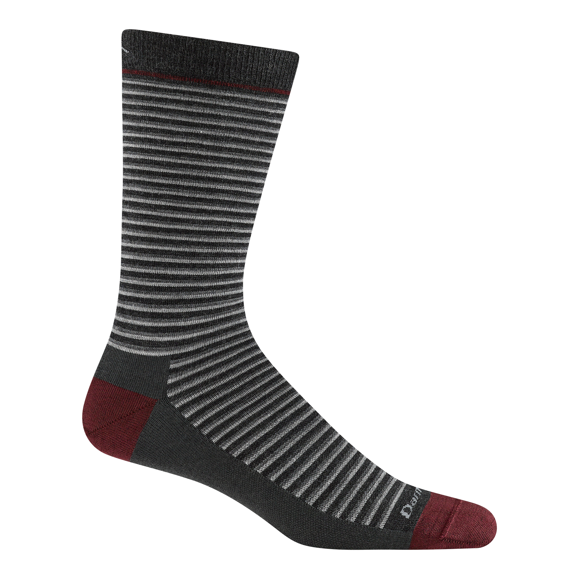 Men's Microstripe Crew Lightweight Lifestyle Socks - Image 7